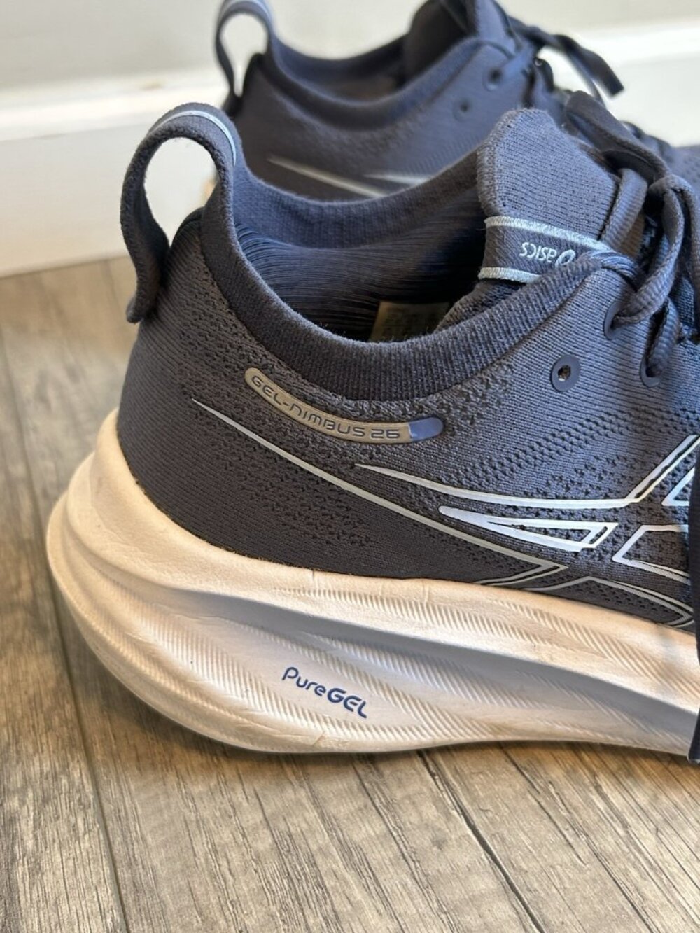 Asics Gel Nimbus 26 Running Shoes Women Sz 10.5 Blue FF Blast+ PureGEL Sneakers - Picture 12 of 16